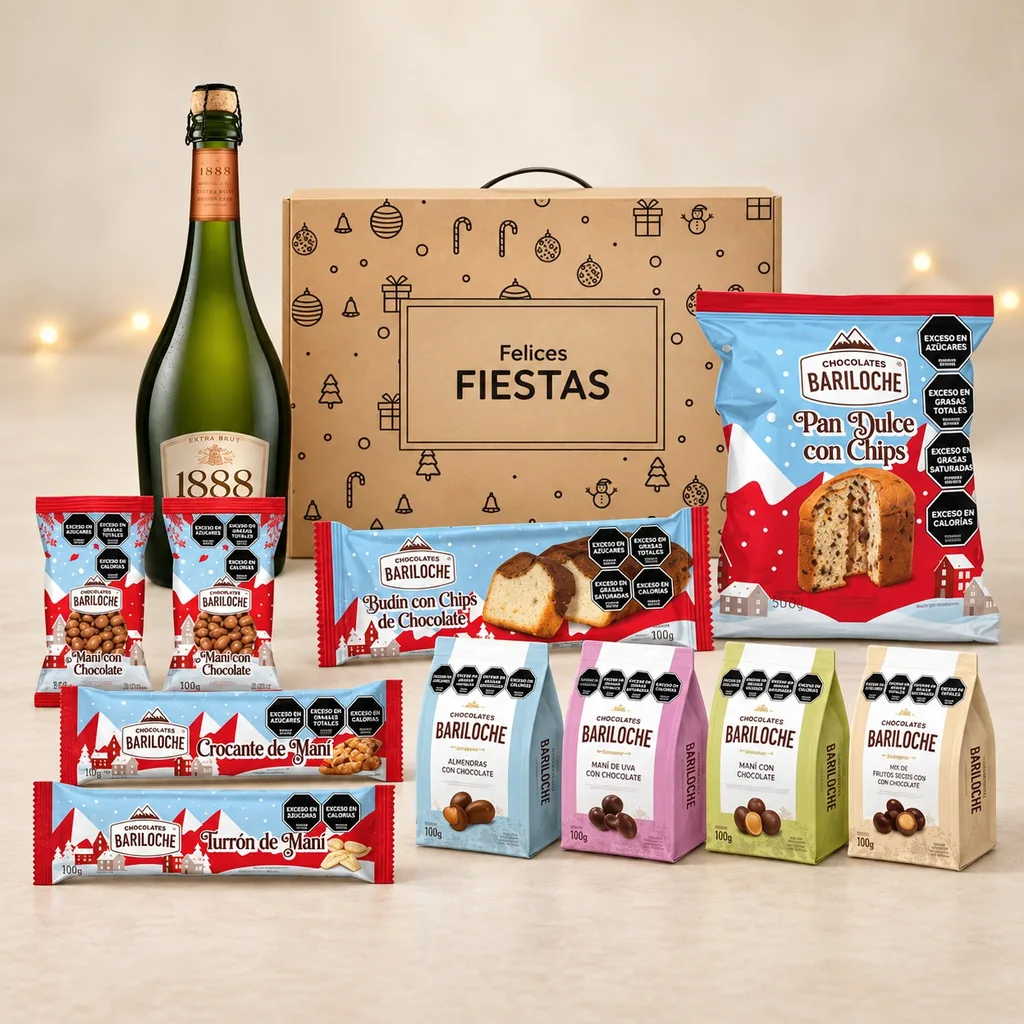 Foto ilustrativa de una propuesta Bariloche Mix 1 con productos.