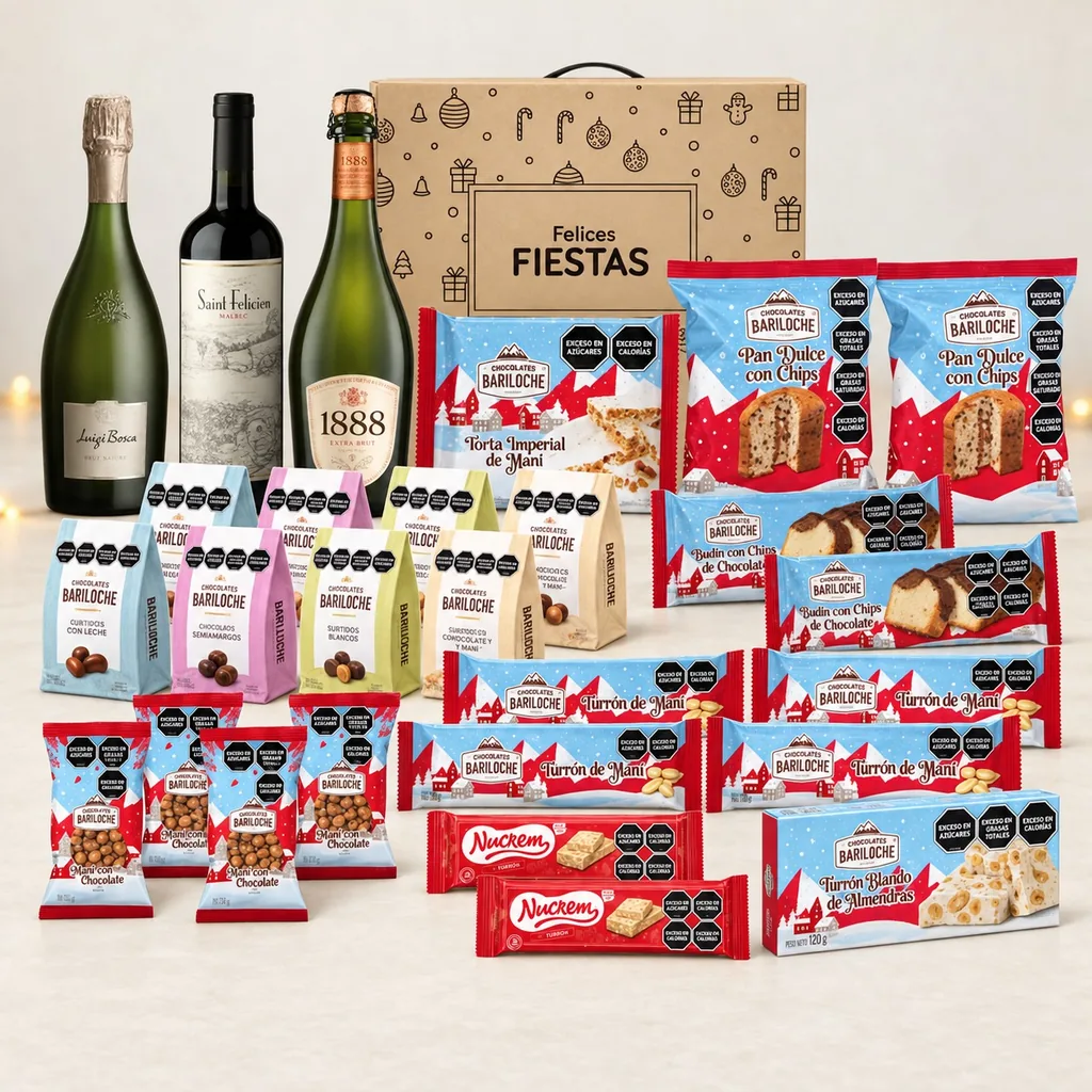 Foto ilustrativa de productos de Bariloche Mix 2; consultar para confirmar composición.