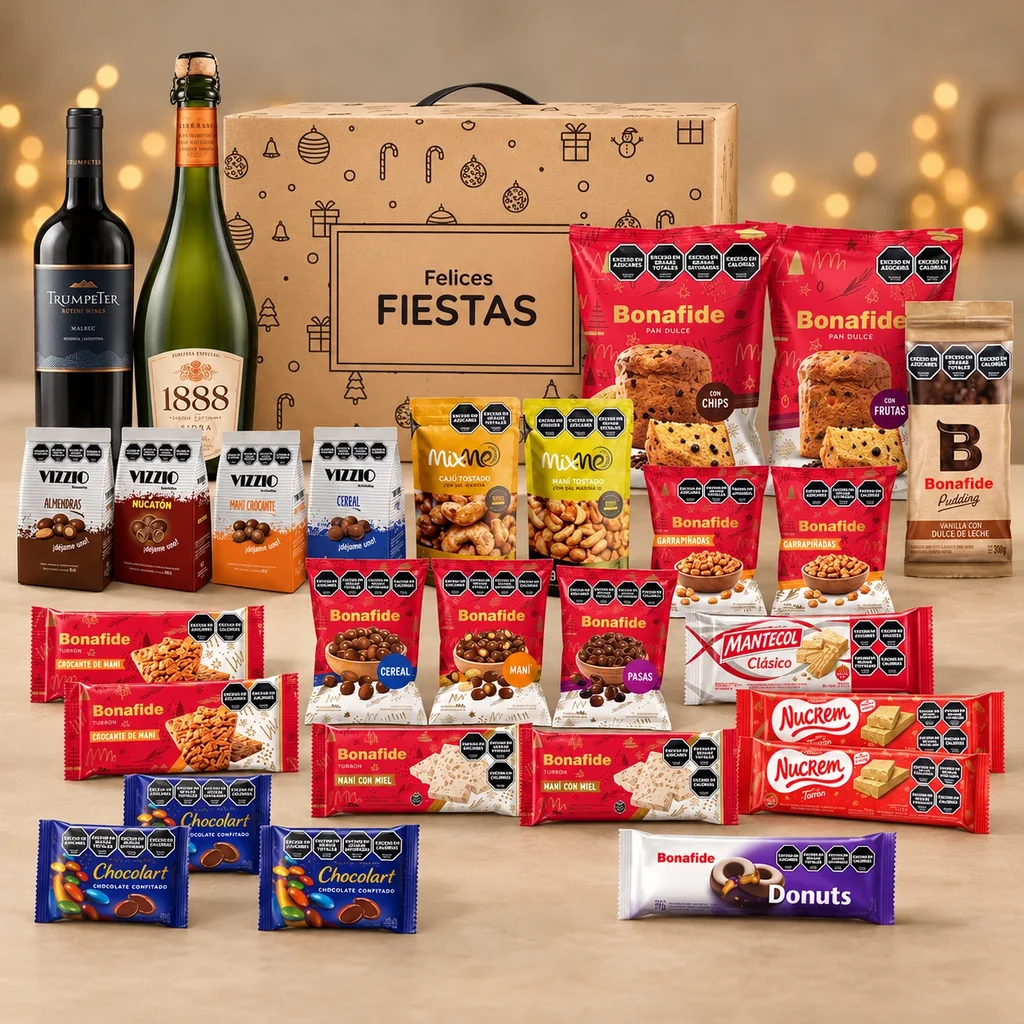 Foto ilustrativa de productos de Bonafide Mix 2; consultar para confirmar composición.