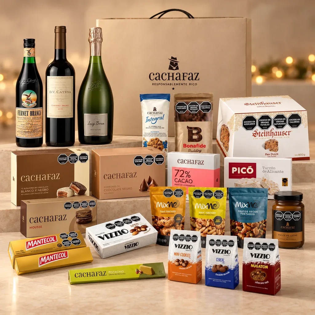 Foto ilustrativa de productos de Cachafaz Mix 4; consultar para confirmar composición.