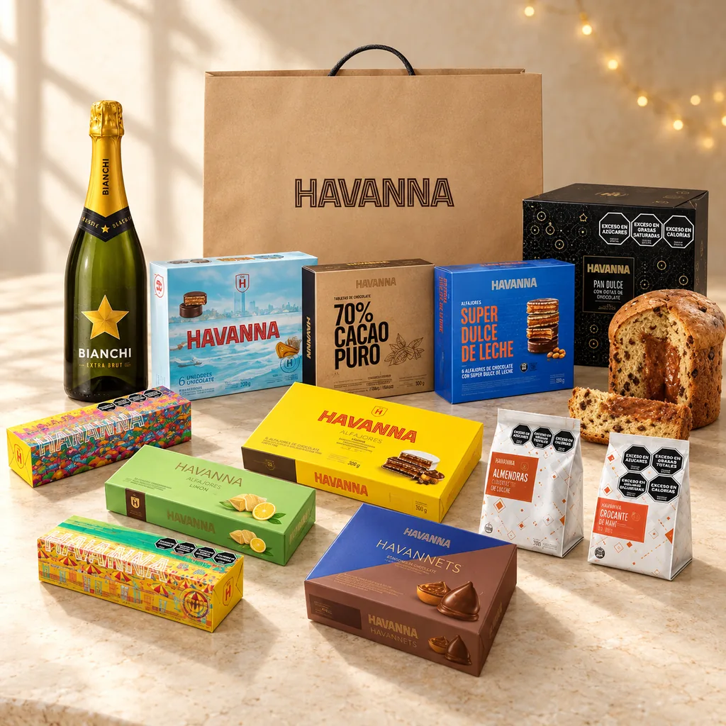 Foto ilustrativa de productos de Havanna Mix 2; consultar para confirmar composición.