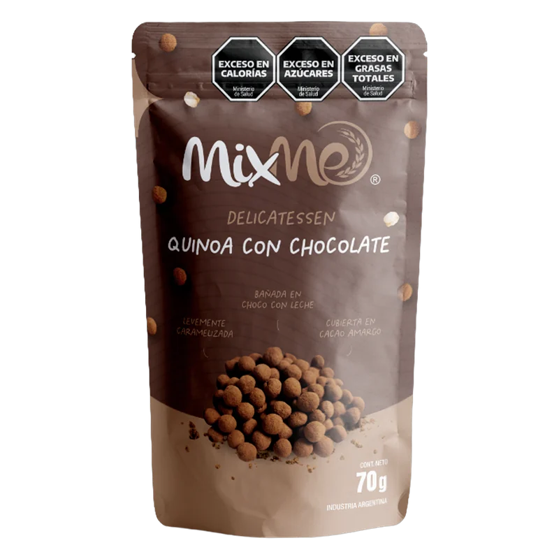Envase de Quinoa con chocolate MixMe, 70 g.